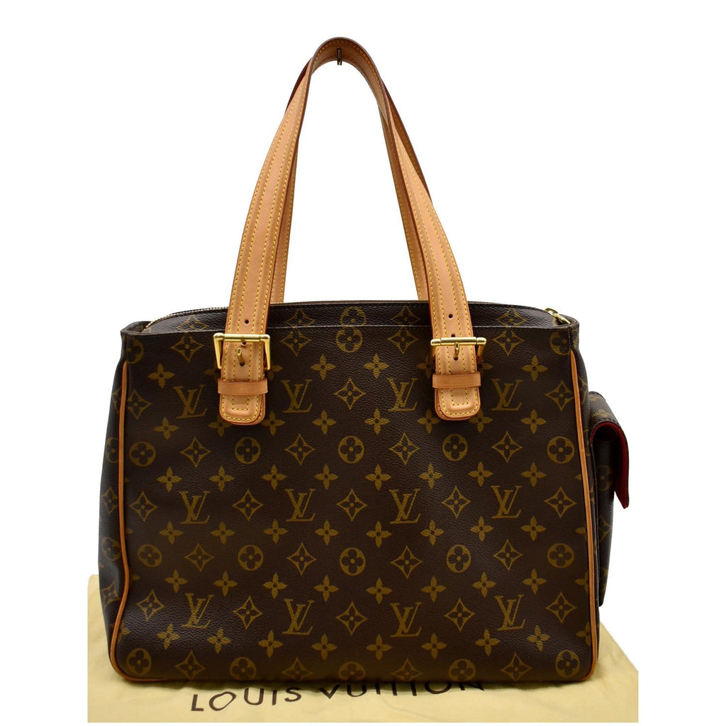 Cite cloth handbag Louis Vuitton Brown in Cloth - 31070375