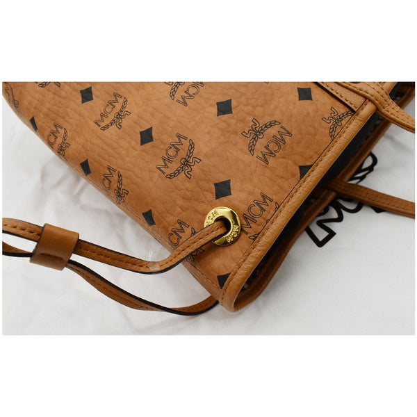 MCM Reversible Liz Medium Visetos Canvas Shopper Tote Bag