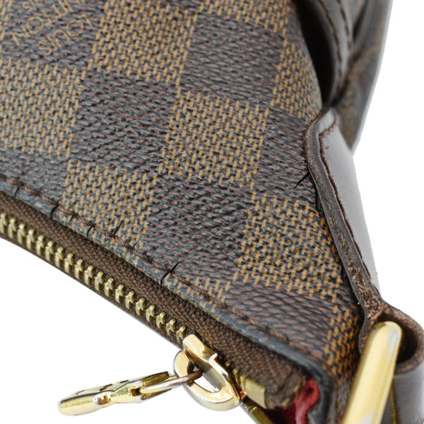 LOUIS VUITTON Bloomsbury PM Damier Ebene Crossbody Bag Brown
