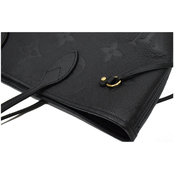 LOUIS VUITTON Neverfull MM Monogram Empreinte Tote Bag Black