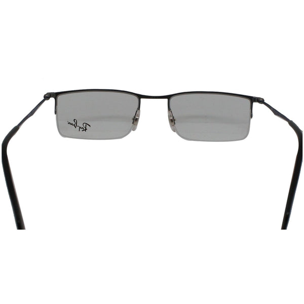 Ray-Ban RX6291 2784 Gunmetal Blue Frame Eyeglasses Demo Lens