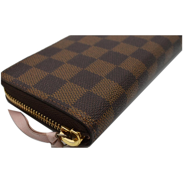 LOUIS VUITTON Clemence Damier Ebene Wallet Brown