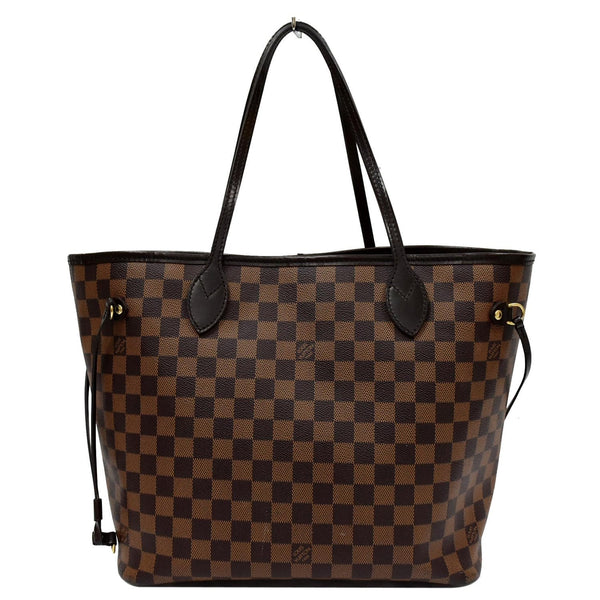 Louis Vuitton Neverfull MM Damier Ebene Tote Bag - top handles