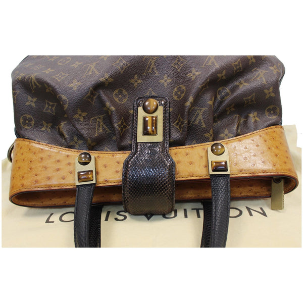 LOUIS VUITTON Oskar Waltz Monogram Canvas Shoulder Bag Brown