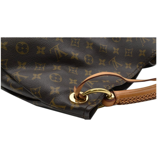 Louis Vuitton Artsy GM Monogram Canvas Hobo Bag top corner
