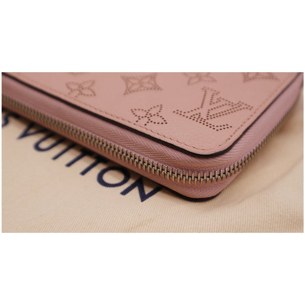 Louis Vuitton Mahina Leather Zippy Wallet Magnolia