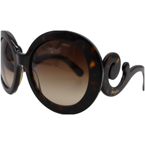 PRADA SPR 27N 2AU-6S1 Baroque Havana Sunglasses Brown Gradient Lens
