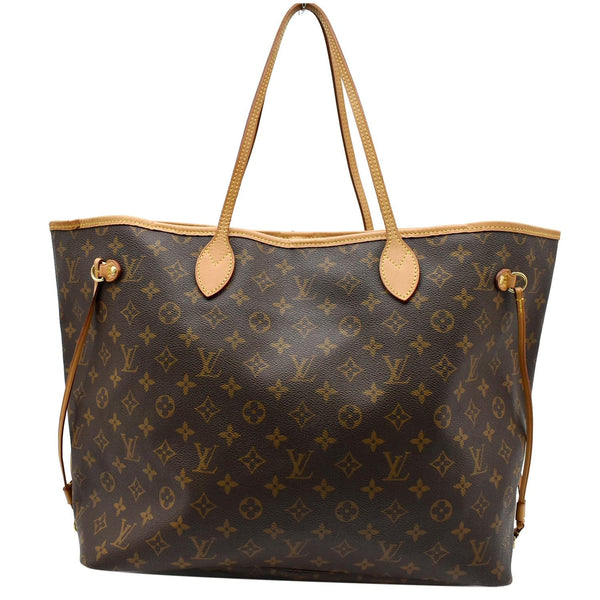 LOUIS VUITTON Neverfull GM Monogram Canvas Tote Bag Brown