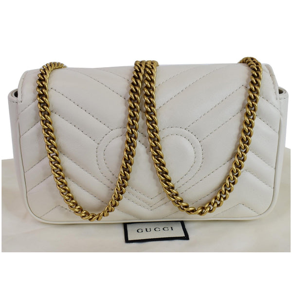 Gucci GG Marmont Super Mini Matelasse Leather Bag - shoulder chain