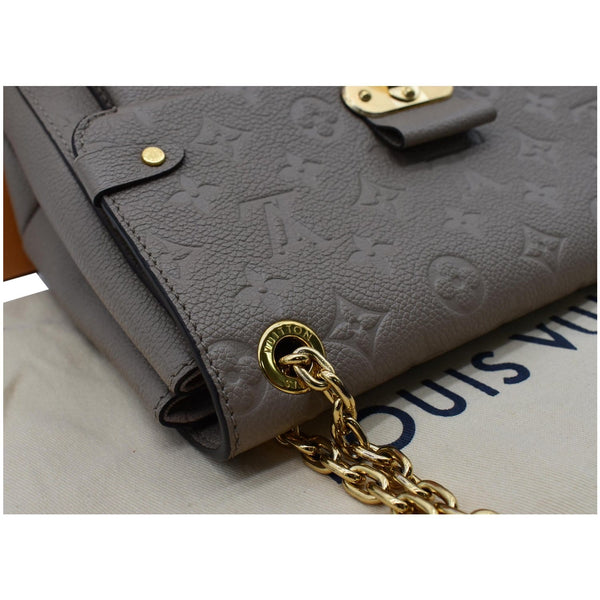 LOUIS VUITTON Vavin MM Monogram Empreinte Shoulder Bag Taupe