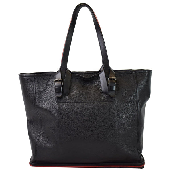 CHRISTIAN LOUBOUTIN Kabiker Leather Tote bag Black/Red