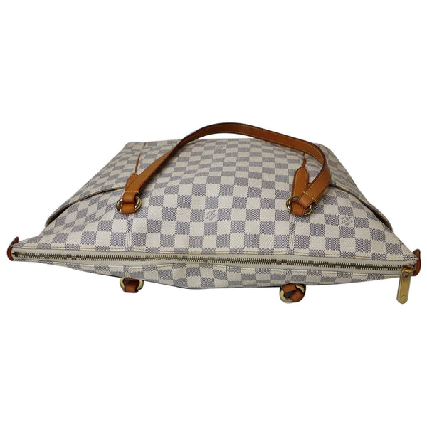 top closure Lv Totally GM Damier Azur Shoulder Tote Bag