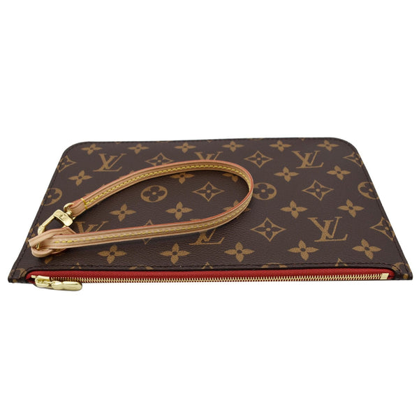 Louis Vuitton Neverfull MM Monogram Canvas Wristlet Pouch
