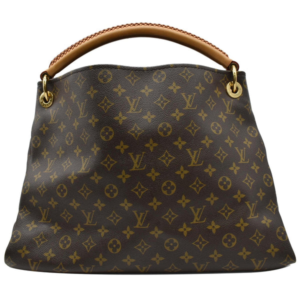 LOUIS VUITTON Artsy MM Monogram Canvas Hobo Bag Brown