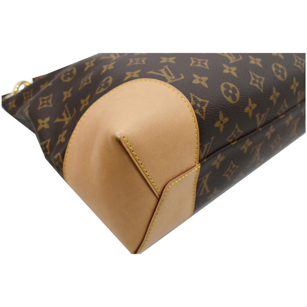 LOUIS VUITTON Berri PM Monogram Canvas Shoulder Bag Brown