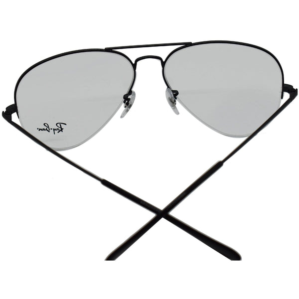 Ray-Ban RX6589 2509 59 Aviator Gaze Eyeglasses Polished Black/Demo Lens