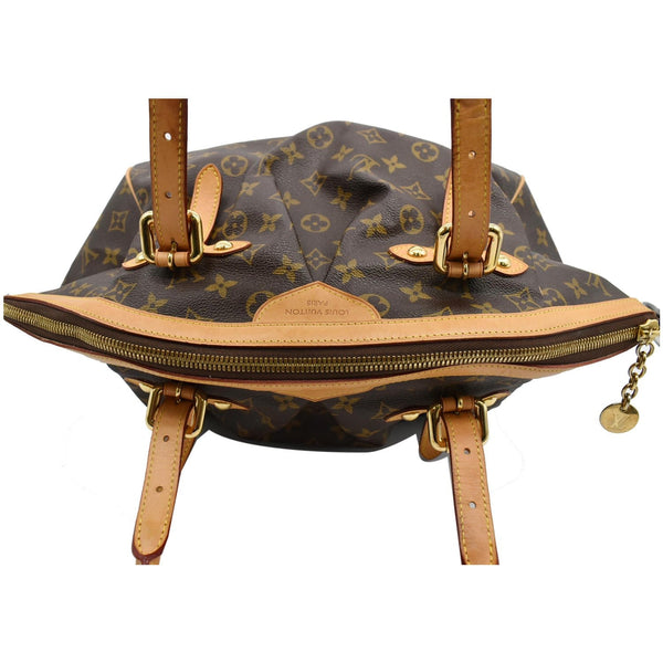 LOUIS VUITTON Tivoli GM Monogram Canvas Shoulder Bag Brown