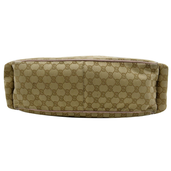 Gucci Large Diaper GG Supreme Canvas handbag - pink zipper