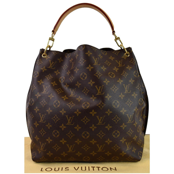 LOUIS VUITTON Metis Hobo Monogram Canvas Shoulder Bag Brown