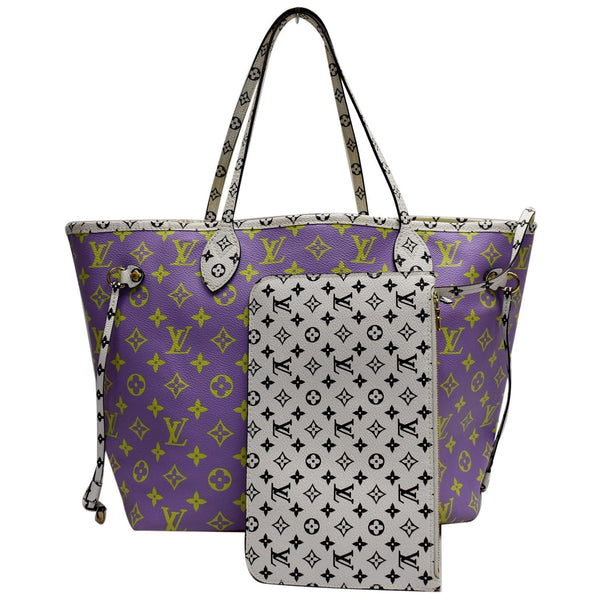 LOUIS VUITTON Giant Neverfull MM Monogram Canvas Shoulder Bag Multicolor