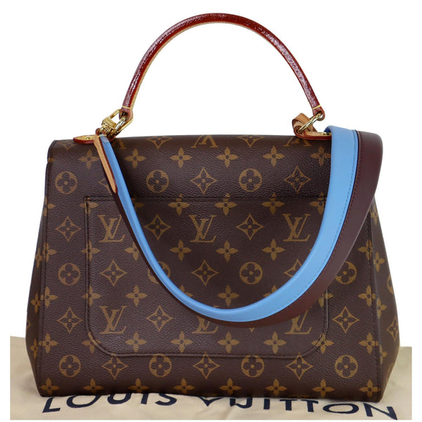 Louis Vuitton Cluny MM Monogram Canvas Satchel Bag front view