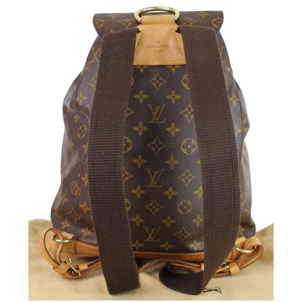 LOUIS VUITTON Louis Vuitton Montsouris MM rucksack daypack * junk M51136  monogram canvas brown SP0967 ladies