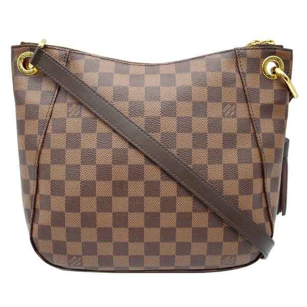 LOUIS VUITTON South Bank Besace Damier Ebene Crossbody Bag Brown