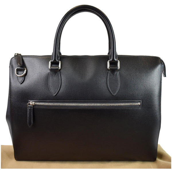 BURBERRY Large London Business Briefcase Messenger Bag Black