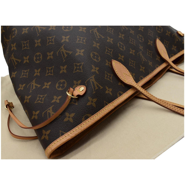 LOUIS VUITTON Neverfull GM Monogram Canvas Tote Bag Brown