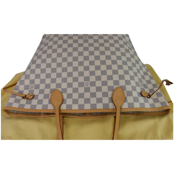 Louis Vuitton Neverfull MM Damier Azur Tote Bag Women - top preview