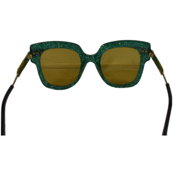 GUCCI Square Glitter Green Sunglasses GG0281S - Final Sale