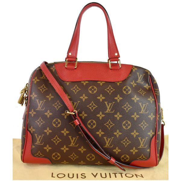 LOUIS VUITTON Retiro NM Monogram Canvas 2Way Shoulder Bag Red