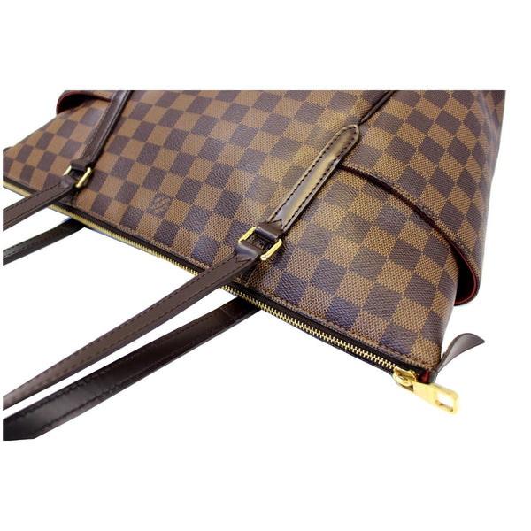 LOUIS VUITTON Totally MM Damier Ebene Shoulder Handbag-US