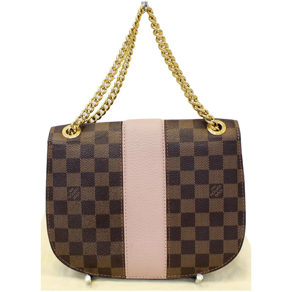 LOUIS VUITTON Wight Damier Ebene Shoulder Crossbody Bag Magnolia