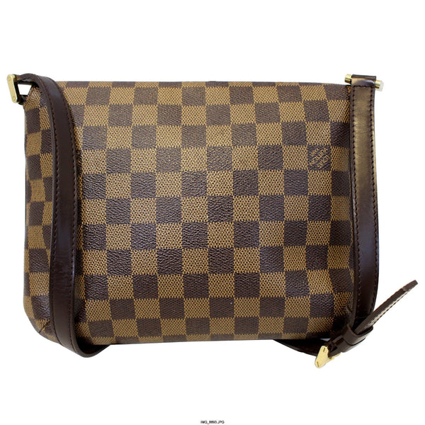 LOUIS VUITTON Musette Tango Damier Ebene Short Strap Shoulder Bag-US