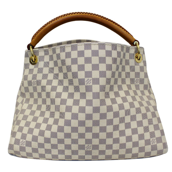 LOUIS VUITTON Artsy MM Damier Azur White Shoulder Bag