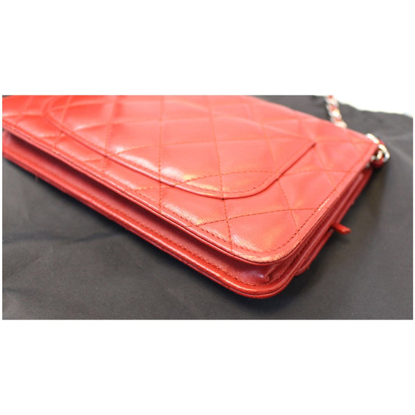 CHANEL Wallet on Chain Quilted Leather Shoulder Crossbody Bag-US