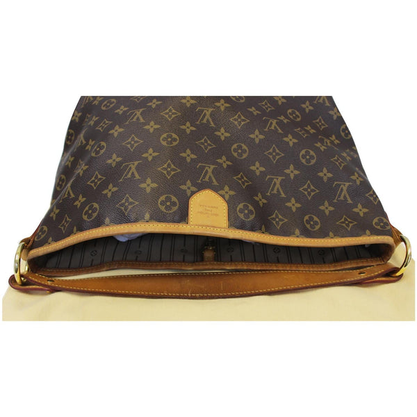 LOUIS VUITTON Delightful PM Monogram Shoulder Hobo Bag Brown