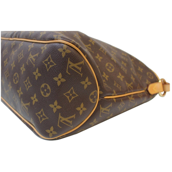 bottom corner Louis Vuitton Delightful MM Bag Brown