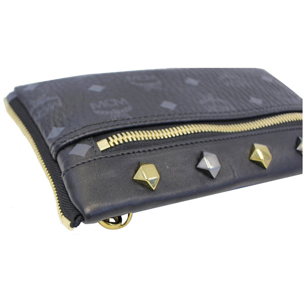 MCM Visetos Crossbody Bag Black - corner