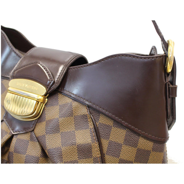 Lv Sistina MM Damier Ebene Buckle Shoulder Bag