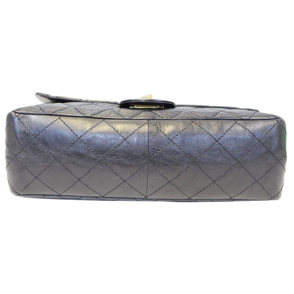 CHANEL 2.55 Reissue Calfskin Leather Flap Shoulder Bag Black-US