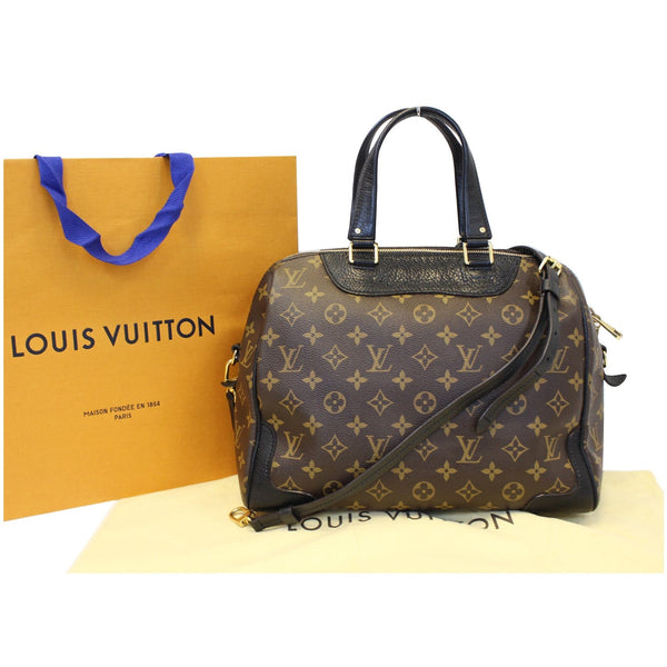 LOUIS VUITTON Retiro NM Monogram Canvas Shoulder Bag Noir