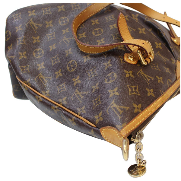 leather body Louis Vuitton Palermo GM Shoulder Bag