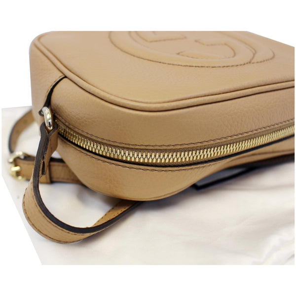 GUCCI Soho Disco Pebbled Leather Small Crossbody Bag-US