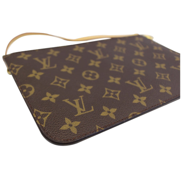LOUIS VUITTON Pochette Wristlet Pouch Monogram Canvas Neverfull-US