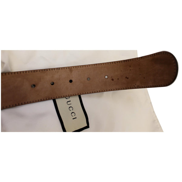 GUCCI GG Supreme GG Buckle Belt Beige 411924-US