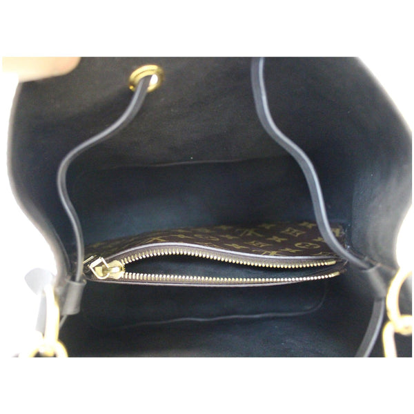LOUIS VUITTON Neonoe Monogram Canvas Shoulder Bag Black