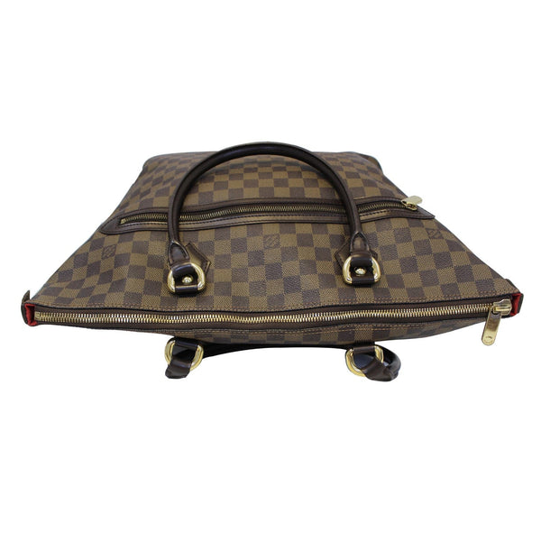 LOUIS VUITTON Saleya GM Damier Ebene Shoulder Handbag Brown