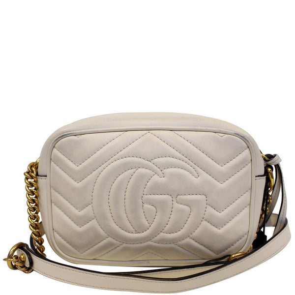 GUCCI Matelasse Mini GG Marmont Shoulder Crossbody Bag 448065-US